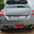 Stainless Steel Exhaust Tips (PAIR) <br> Suzuki Swift Sport ZC32S <br> 2011-2017